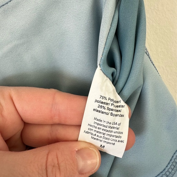 BEYOND YOGA BLUE TIE DYE HIGH WAISTED MIDI LEGGING - Picture 8 of 9